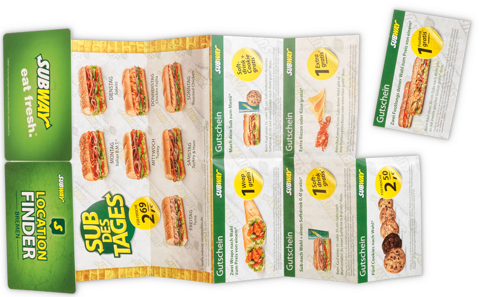 Z CARD Subway V Series Open Front Losse Coupon Oblong