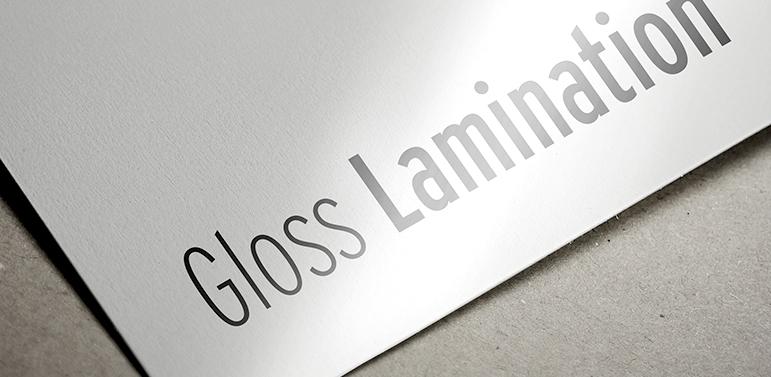 printing gloss lamination