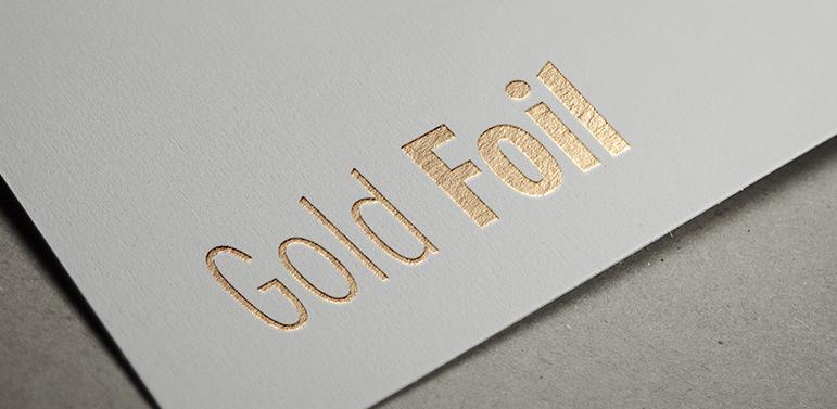 printed notepads gold foil